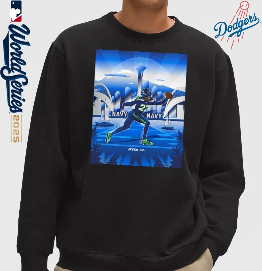 Official Seahawks vs. Cardinals Week 10 2025 Reveal Uniform Combo T-Shirt