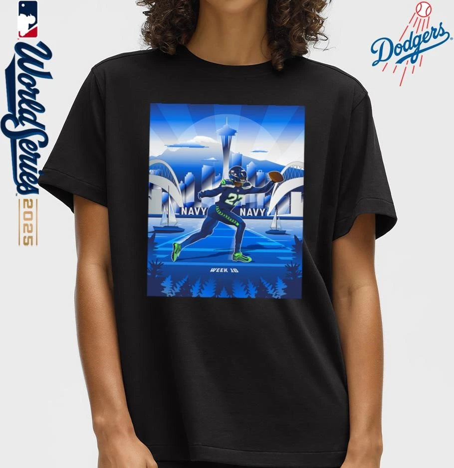 Official Seahawks vs. Cardinals Week 10 2025 Reveal Uniform Combo T-Shirt
