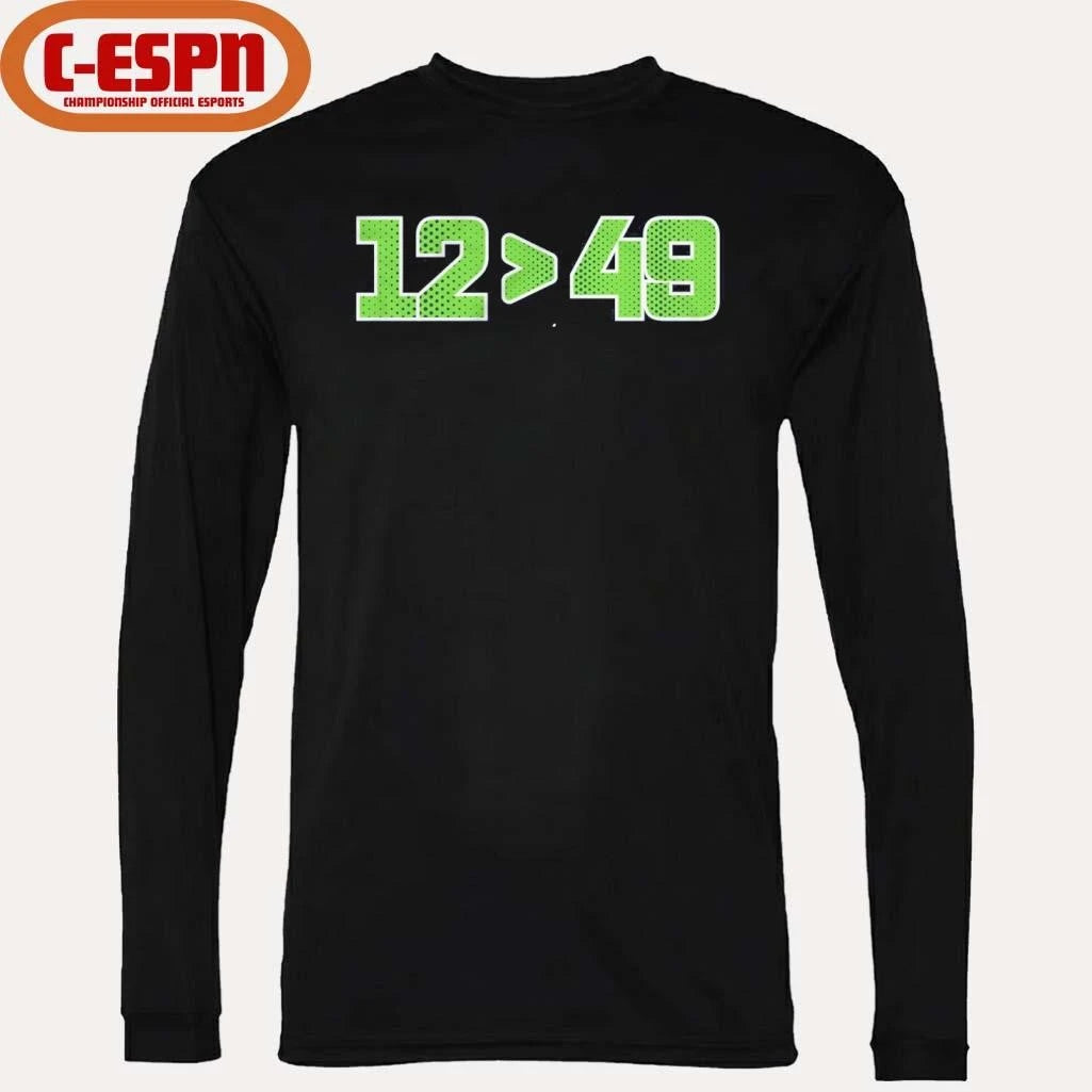 Official Seattle 12 Greater Than 49 T-Shirt