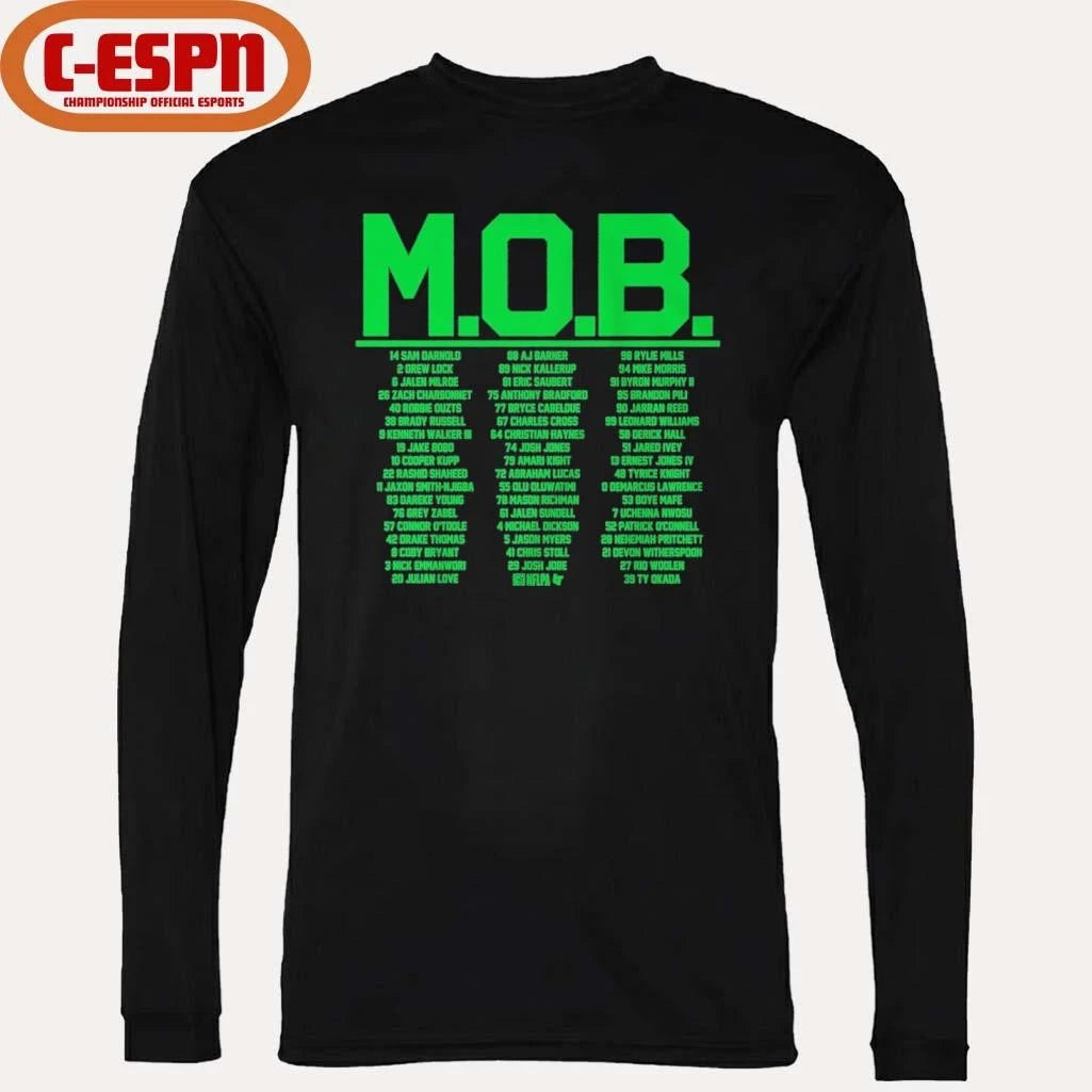 Official Seattle Football M.O.B Rosters shirt