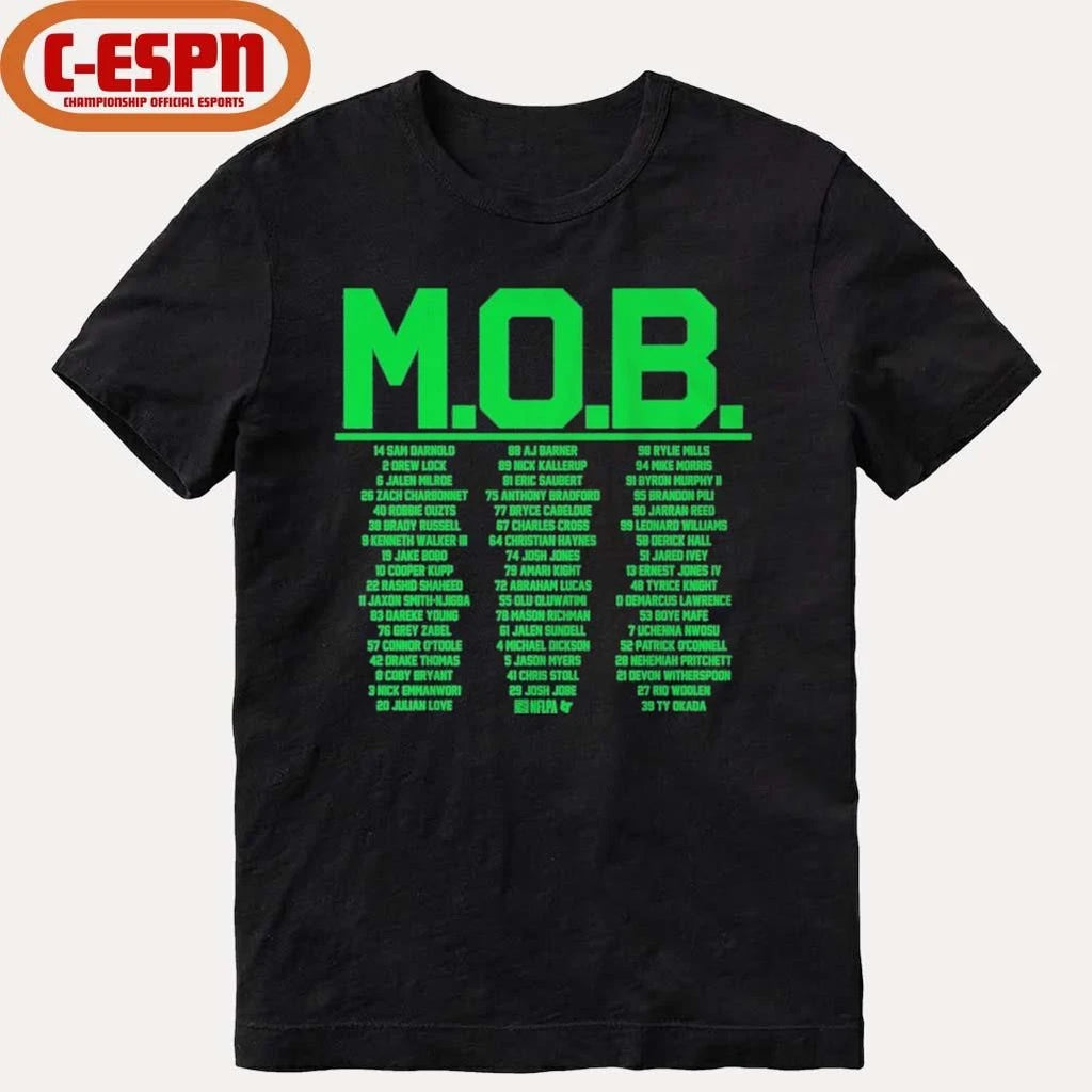 Official Seattle Football M.O.B Rosters shirt