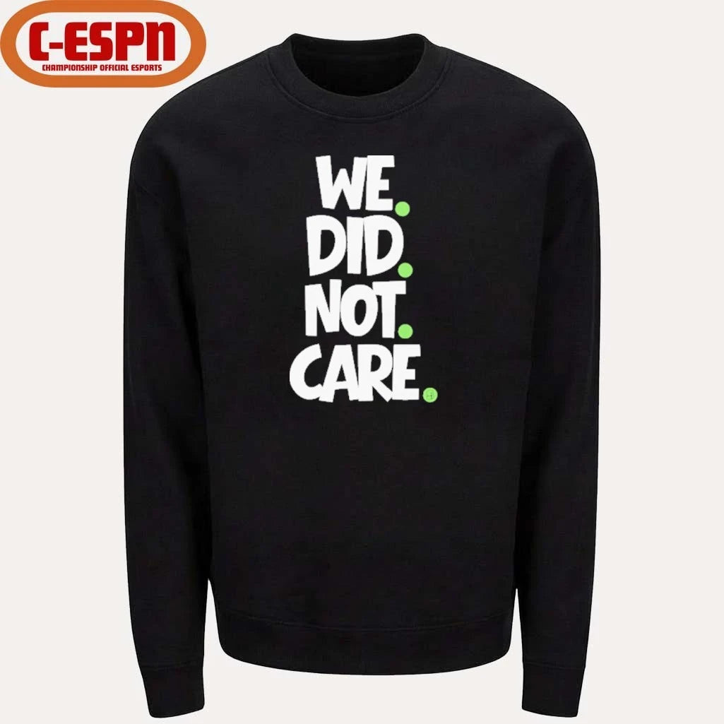 Official Seattle Football WE DID NOT CARE Mike Macdonald Shirt