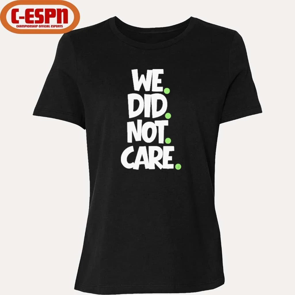 Official Seattle Football WE DID NOT CARE Mike Macdonald Shirt