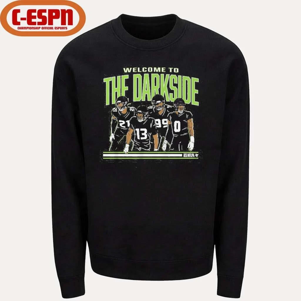 Official Seattle Football Welcome To The Dark Side Conference Championship Shirt