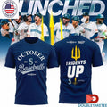 Official Seattle Mariners October Baseball 2025 Postseason Up Tridents Up Shirts