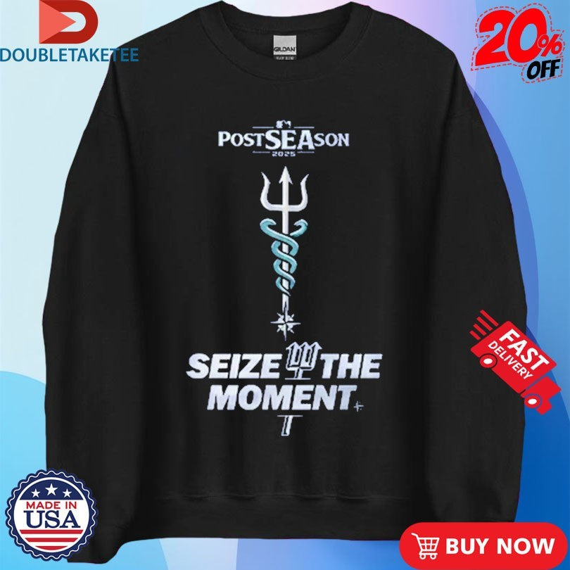 Official Seattle Mariners Seize The Moment MLB Postseason 2025 Shirts