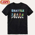 Official Seattle Sports Teams Mascot Abbey Road Shirt