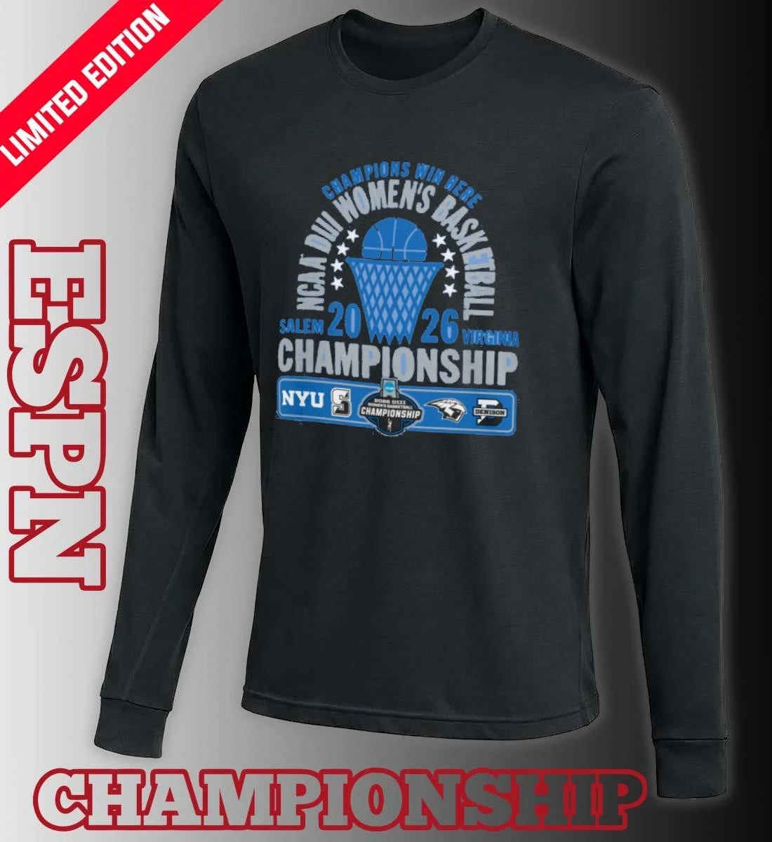 Official Semifinals 2026 NCAA Division III Women’s Basketball Championship Shirt