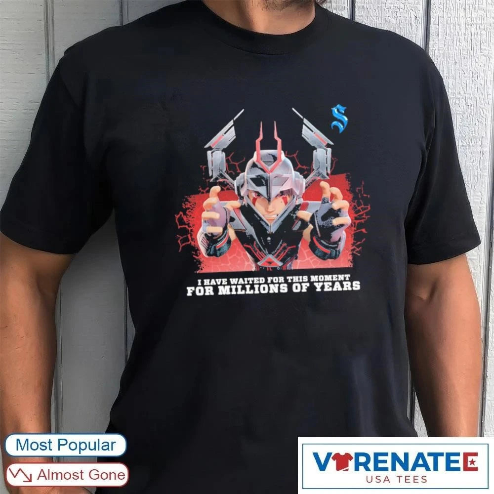 Official Sendokai Champions I Have Waited For This Moment For Millions Of Years t-shirt