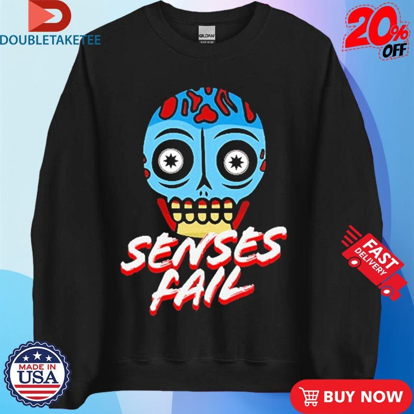 Official Senses Fail They Live On Tour Skull Shirts
