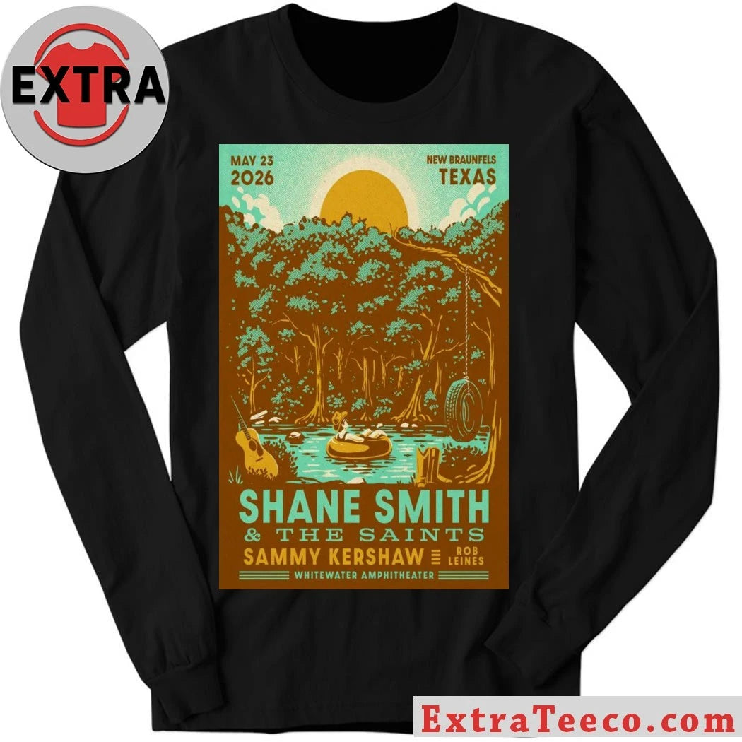 Official Shane Smith &amp; The Saints May 23 2026 At Whitewater Amphitheater Show Poster Shirt