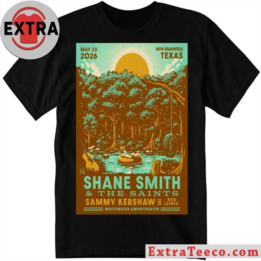 Official Shane Smith &amp; The Saints May 23 2026 At Whitewater Amphitheater Show Poster Shirt