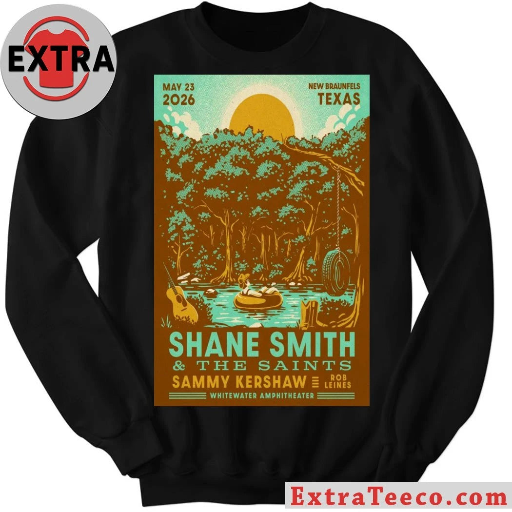 Official Shane Smith &amp; The Saints May 23 2026 At Whitewater Amphitheater Show Poster Shirt