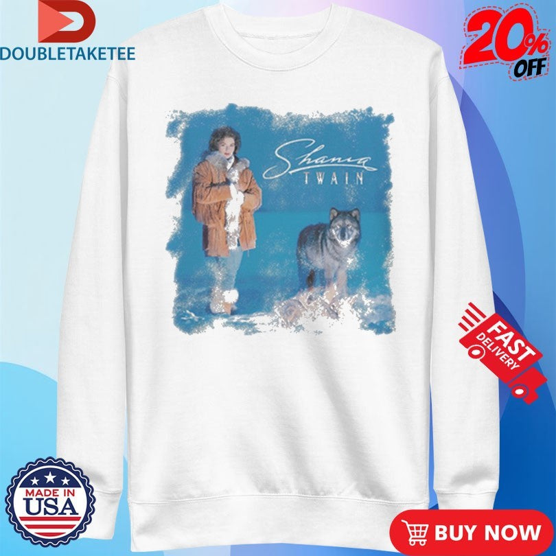 Official Shania Twain Self Titled Wolf Shirts