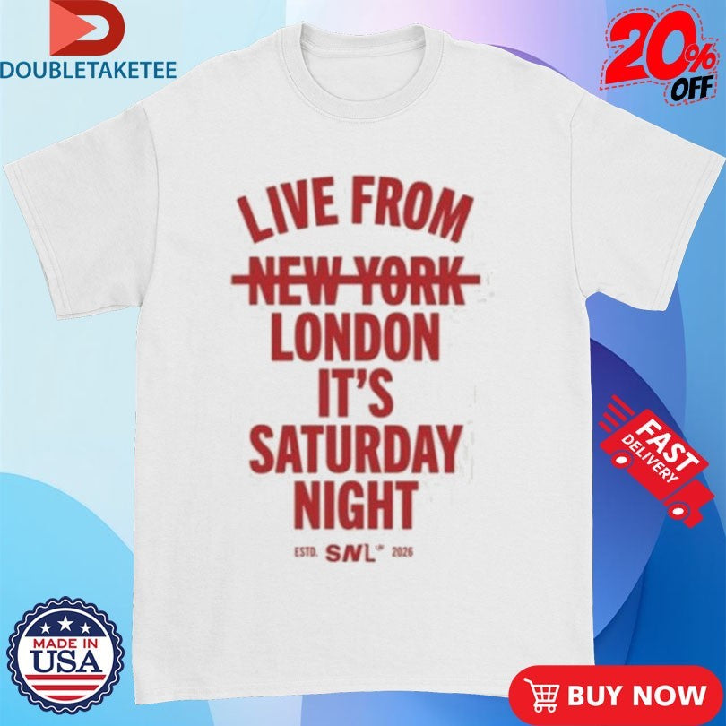 Official Shawn Live From New York London It’s Saturday Night Shirts
