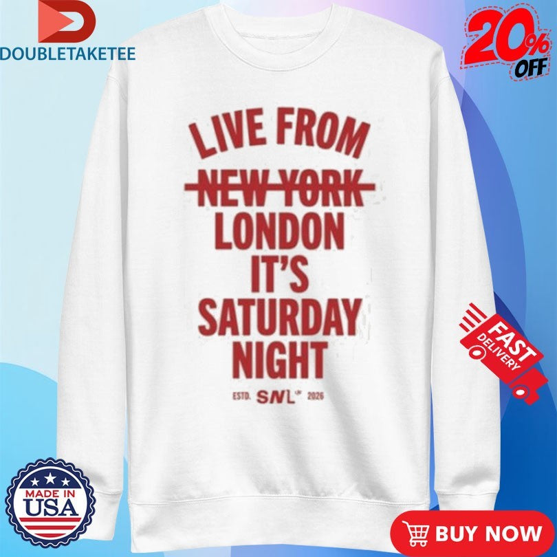 Official Shawn Live From New York London It’s Saturday Night Shirts