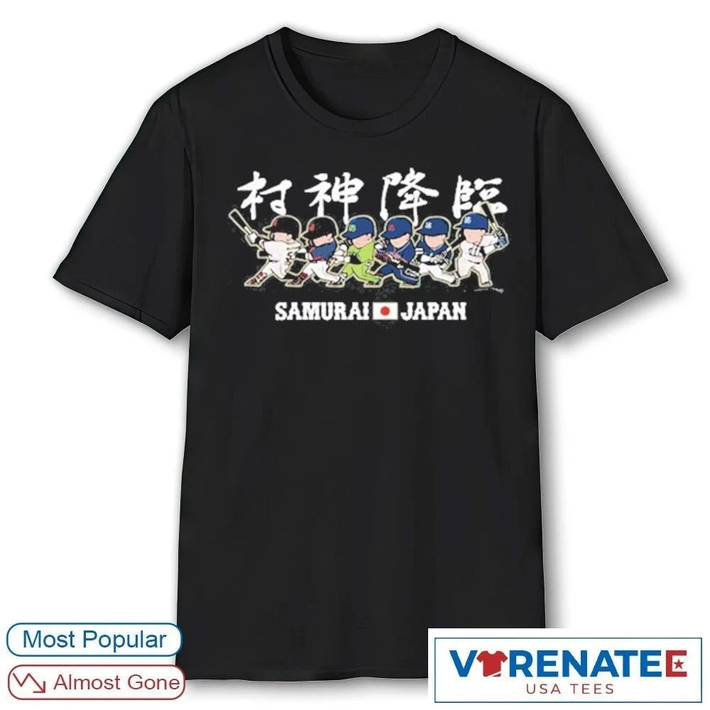 Official Shawn Spradling Shohei Ohtani Samurai Japan Los Angeles Dodgers T-Shirt