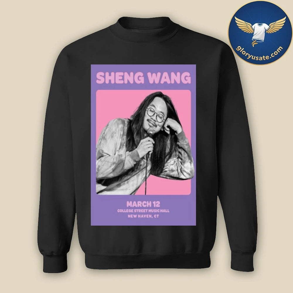 Official Sheng Wang College Street Music Hall March 12 2026 Concert Poster Shirt