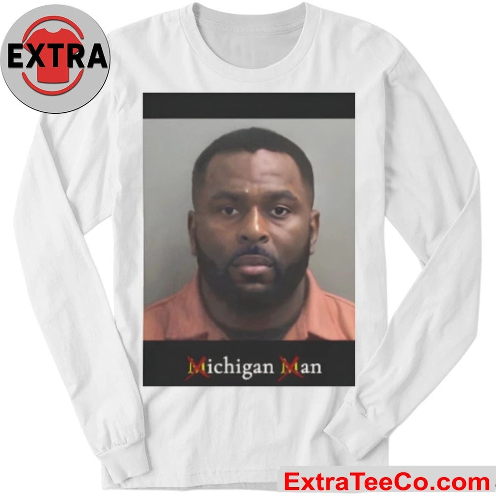 Official Sherrone Moore Mugshot Michigan Wolverines Coach Michigan Man Shirt