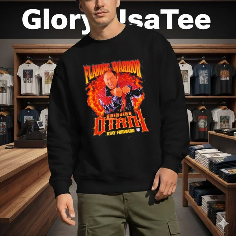 Official Shinjiro Otani Flaming Warrior T-Shirt