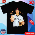 Official Shohei Ohtani Japan Baseball Team Middle Finger Beer Shirts