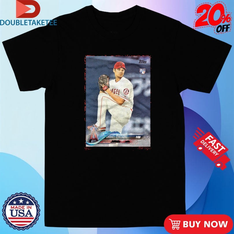 Official Shohei Ohtani Los Angeles Angels 2018 Topps Baseball Shirts