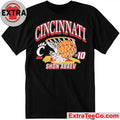 Official Shon Abaev Cincinnati Bearcats Black NIL Name Number Net Logo Shirt