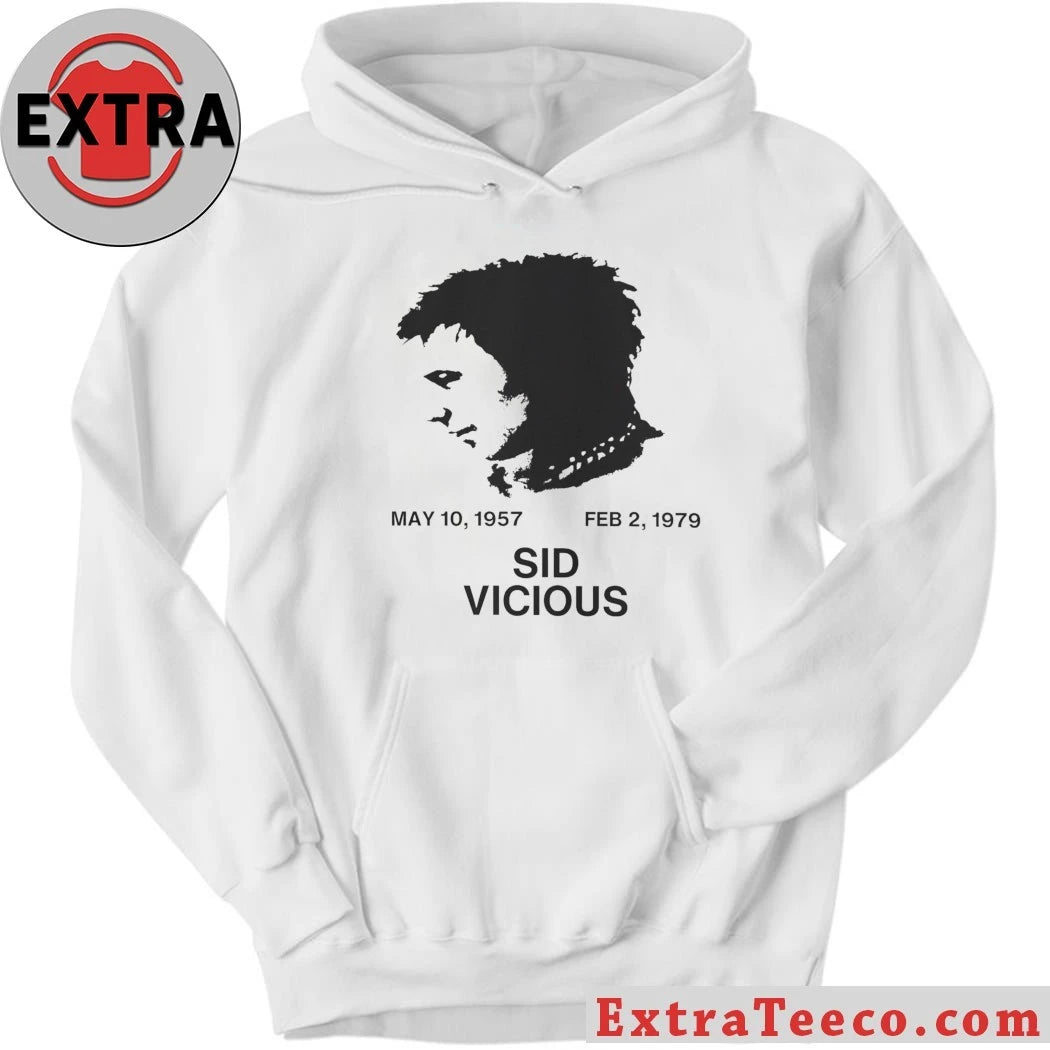 Official Sid Vicious He was born on May 10, 1957, and died on February 2, 1979 T-Shirt