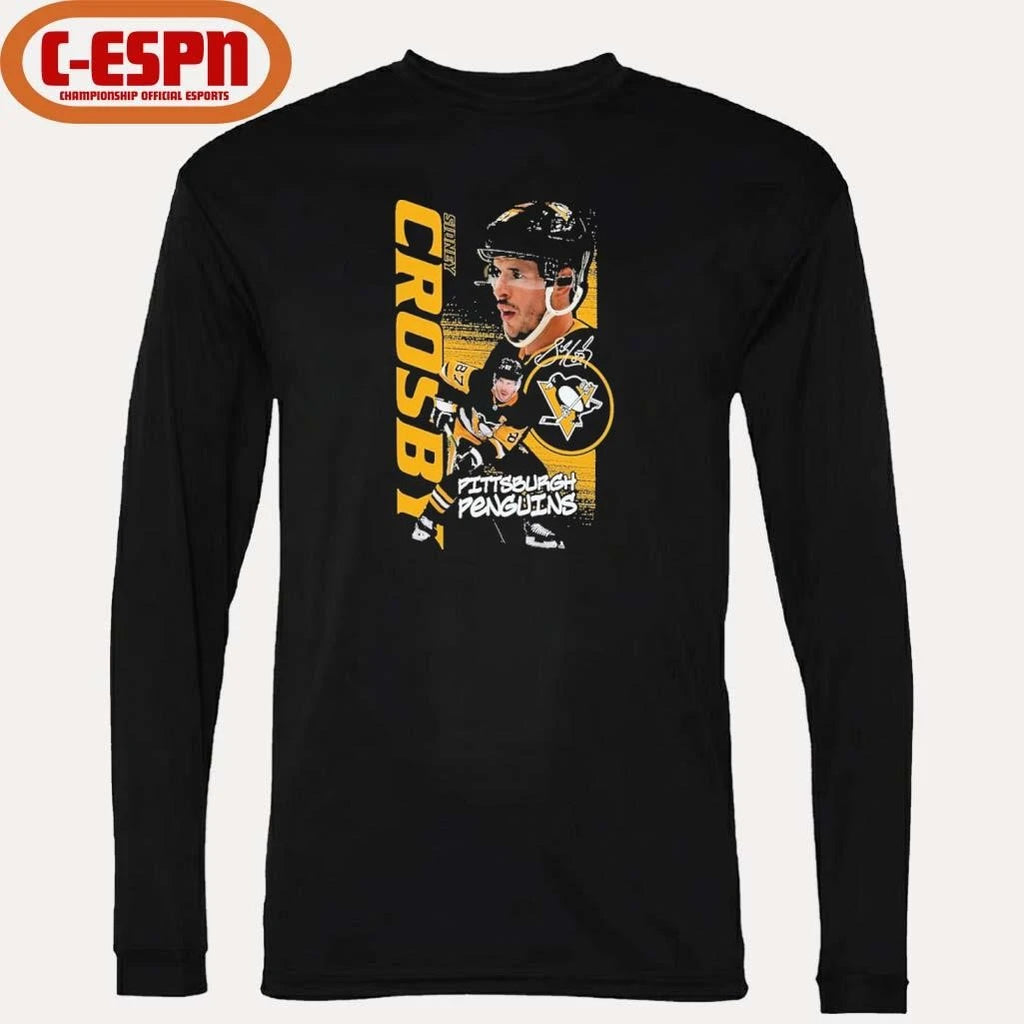 Official Sidney Crosby Pittsburgh Penguins Vintage Playmaker T-Shirt