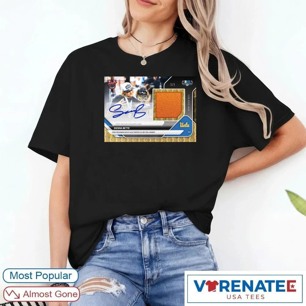 Official Sienna Betts Star Freshman Helps UCLA Repeat As Big Ten Champs T-Shirt