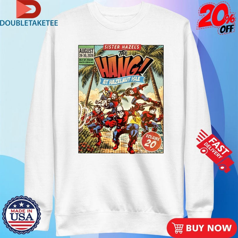 Official Sister Hazel Aug 28-30 2026 In Isle of Palms, SC Tour Shirts