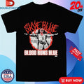 Official Skye Blue Blood Runs Blue AEW Shirts