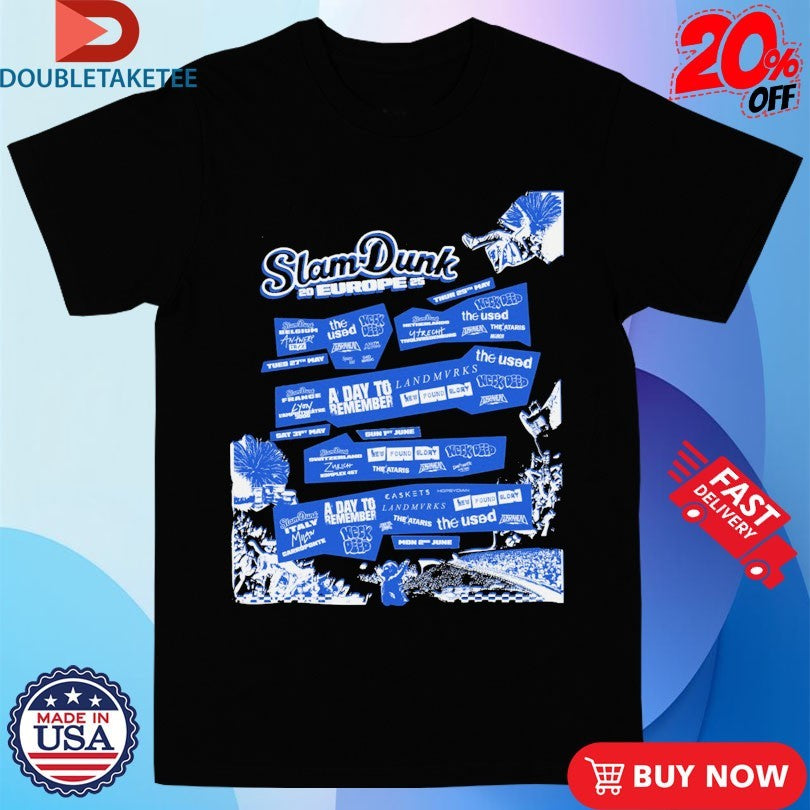 Official Slamdunk 2025 Europe Event Shirts