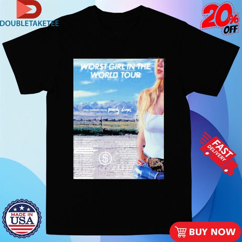 Official Slayyyter Worst Girl In The World Tour 2026 North America And Europe UK Dates Shirts