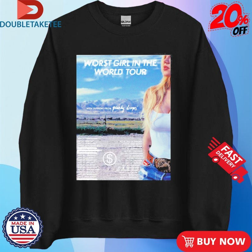 Official Slayyyter Worst Girl In The World Tour 2026 North America And Europe UK Dates Shirts