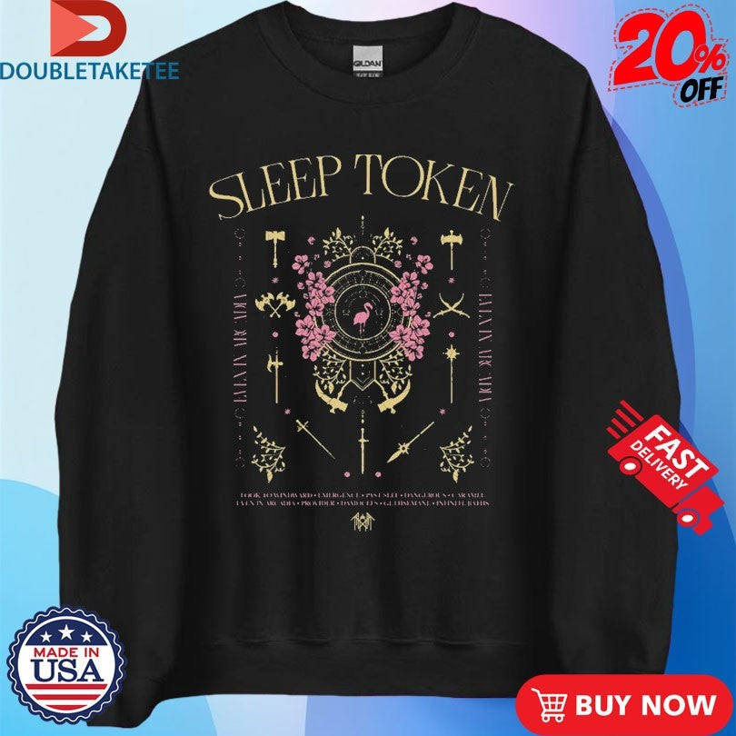 Official Sleep Token Even In Arcadia Look To Windward Emergence Past Self Dangerous Caramel Provider Damocles Gethsemane Infinite Baths Weapons Shirts