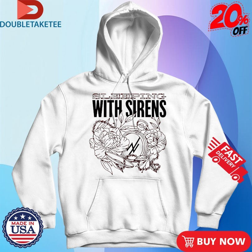 Official Sleeping With Sirens Floral Stopwatch Shirts