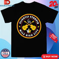 Official Slightly Stoopid 2024 Red Rocks Mile High City Guitars Cigarettes Skull Shirts