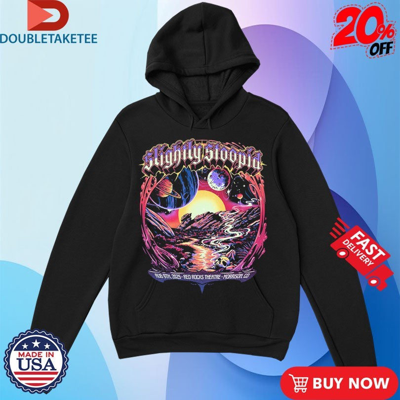 Official Slightly Stoopid 2025 Red Rocks Morrison Co Event Shirts