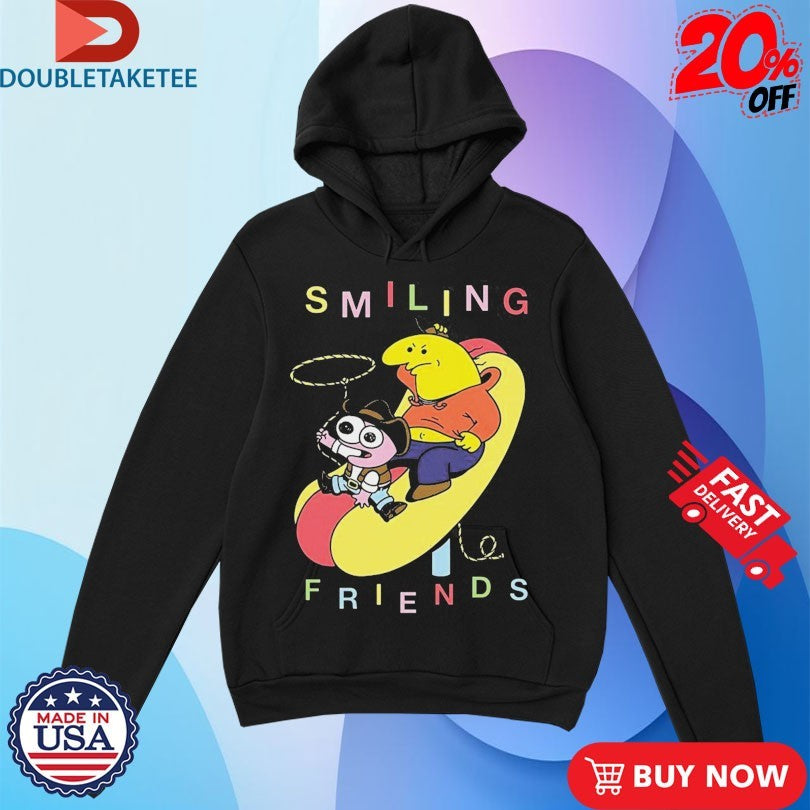 Official Smiling Friends Rodeo Hot Dog Cowboy Shirts