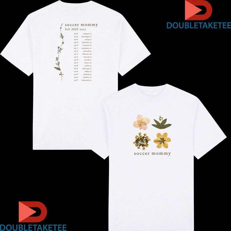 Official Soccer Mommy Fall 2025 Tour Dates Shirts