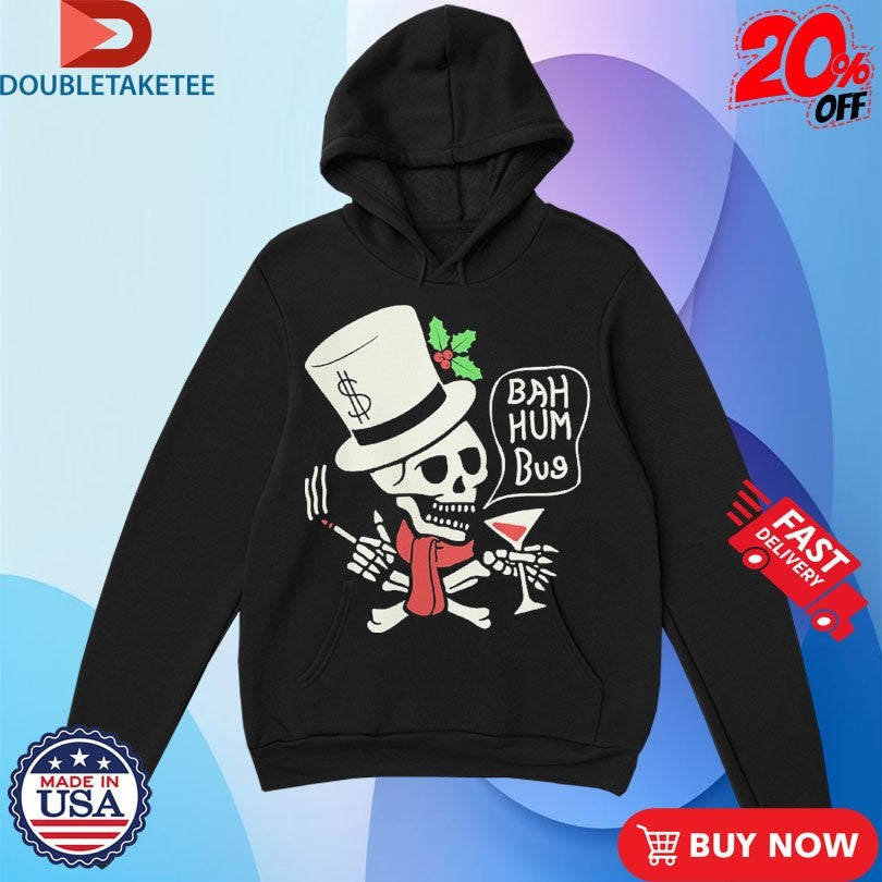 Official Social Distortion Bah Humbug Skelly Scrooge Shirts