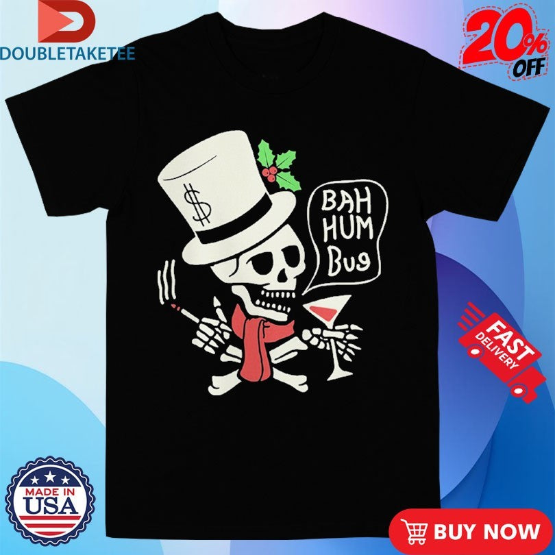 Official Social Distortion Bah Humbug Skelly Scrooge Shirts