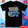Official Social Distortion Cabbie Since 1979 Skeleton Shirts