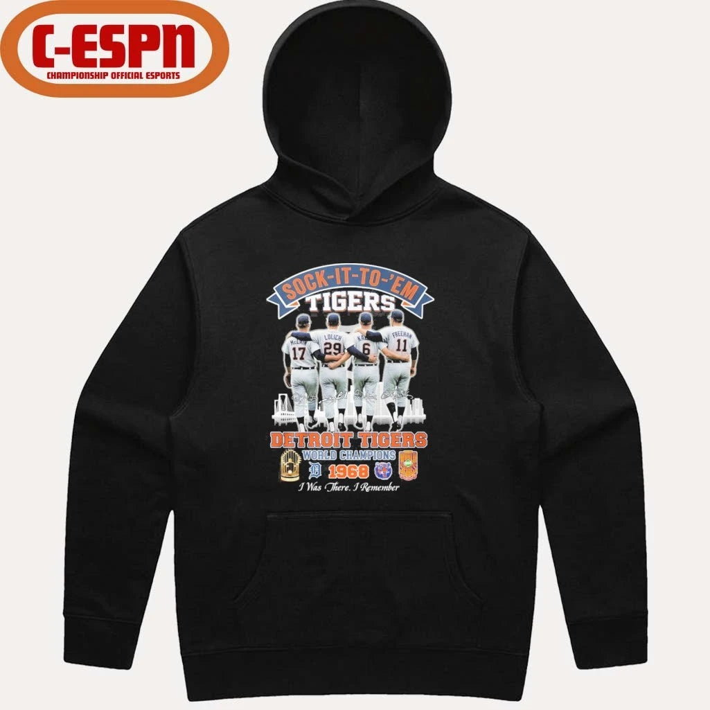 Official Sock-it-to-’em Detroit Tigers World champions 1968 Shirt