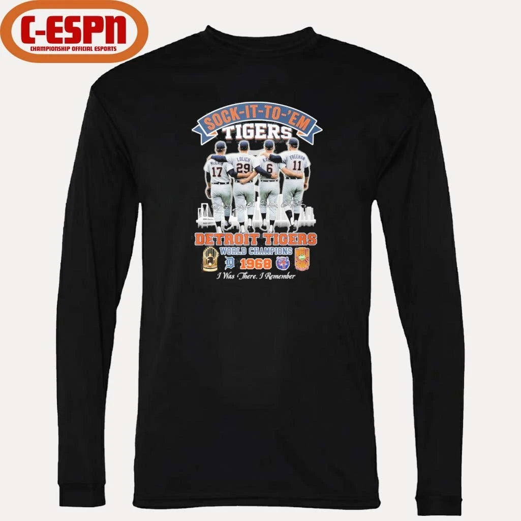 Official Sock-it-to-’em Detroit Tigers World champions 1968 Shirt