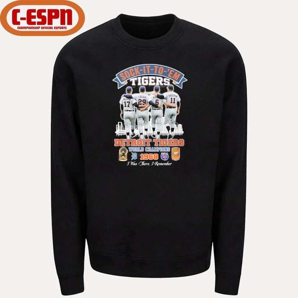 Official Sock-it-to-’em Detroit Tigers World champions 1968 Shirt
