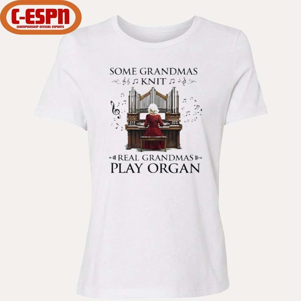 Official Some Grandmas Knit Real Grandmas Play Organ Shirt