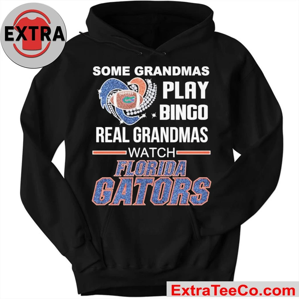 Official Some Grandmas Play Bingo Real Grandmas Watch Florida Gators 2025 Logo Unisex T-shirt