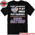 Official Some Grandmas Play Bingo Real Grandmas Watch Florida Gators 2025 Logo Unisex T-shirt